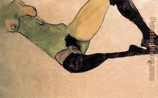 Egon Schiele A woman nude body